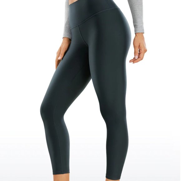 CRZ YOGA Thermal Fleece Lined Leggings 24" - Picture 1 of 7